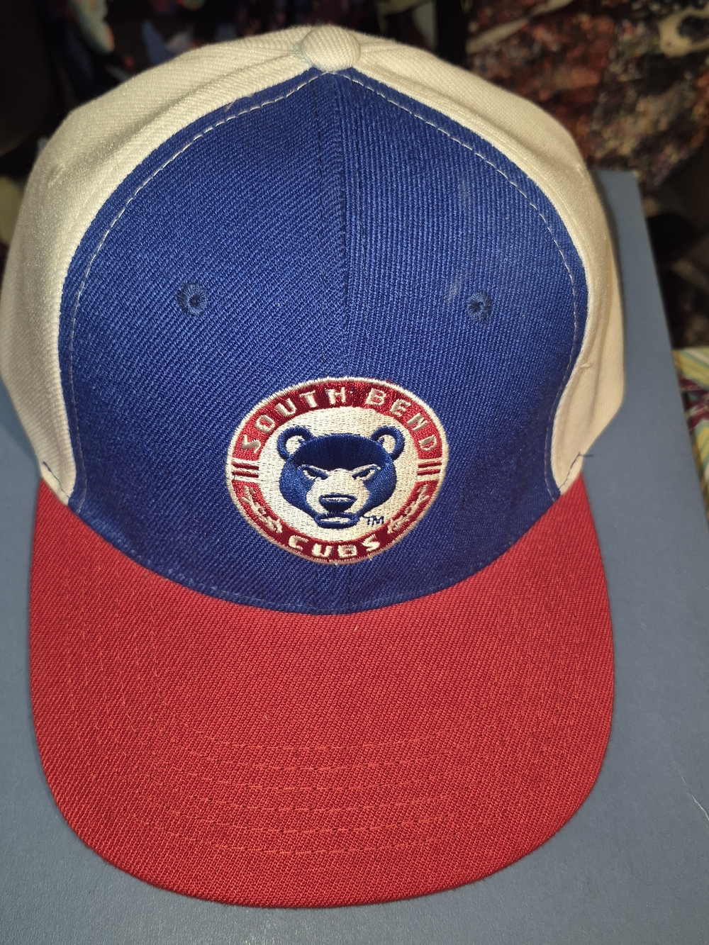 A.P.C. Blue Red White South Bend Cubs Baseball Cap